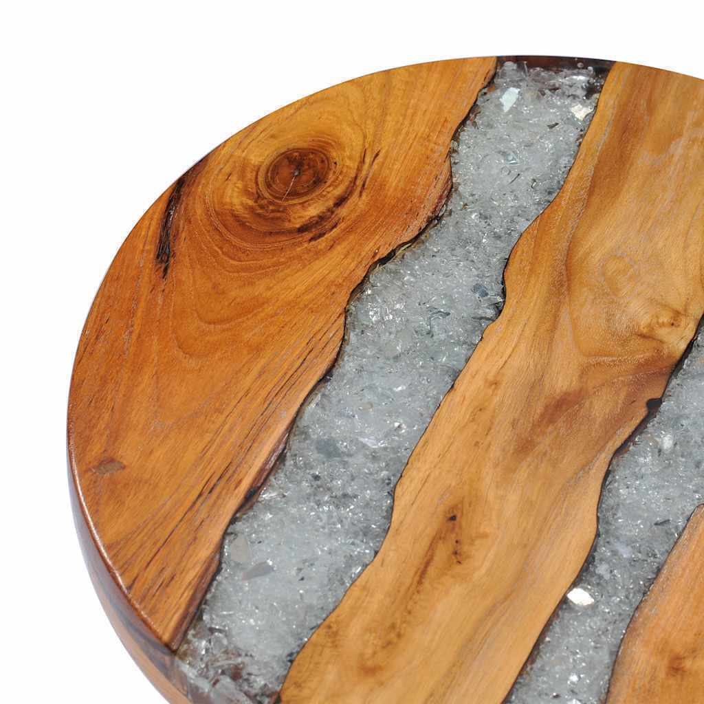 Exklusiver Couchtisch aus massivem Teak & Mangoholz – Ein Unikat für dein Zuhause