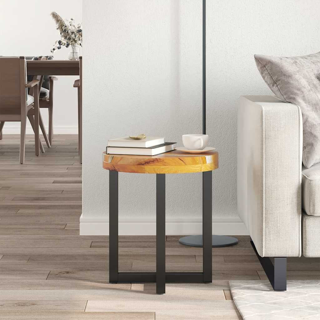 Exklusiver Couchtisch aus massivem Teak & Mangoholz – Ein Unikat für dein Zuhause